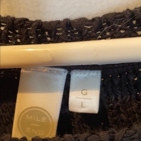 Sweatshirt, brand: mile end, size: large, black - Picture 3 of 3